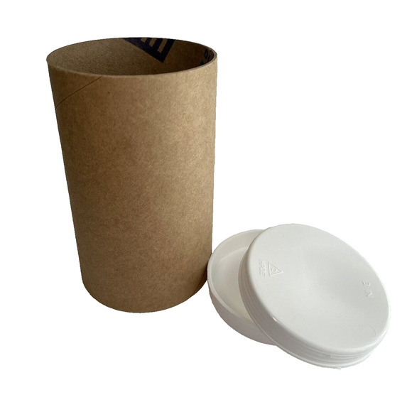 Pack of 10 - Kraft Mailing Tubes 3" x 4" with End Caps - Picture 1 of 9